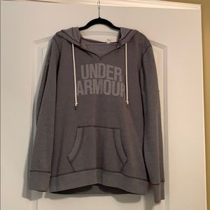 Gray Under Armour Hoodie